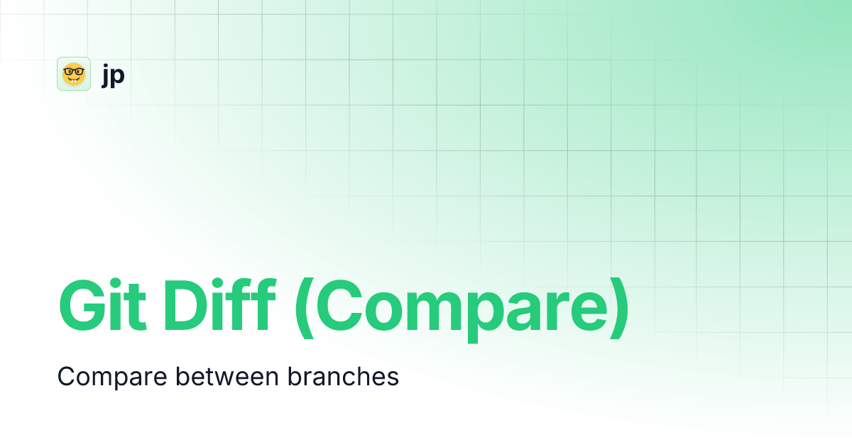 Git diff compare jp
